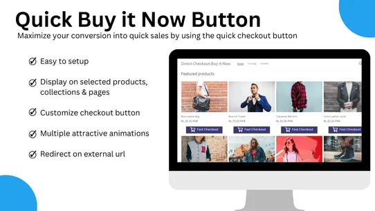 Extendons Direct Checkout screenshot