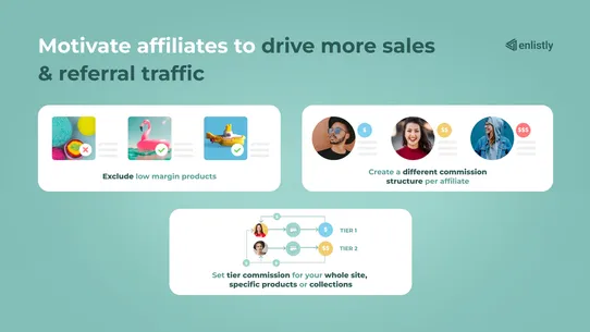 Enlistly Affiliate, Influencer screenshot