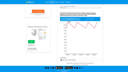 Glass It Price Tracker screenshot