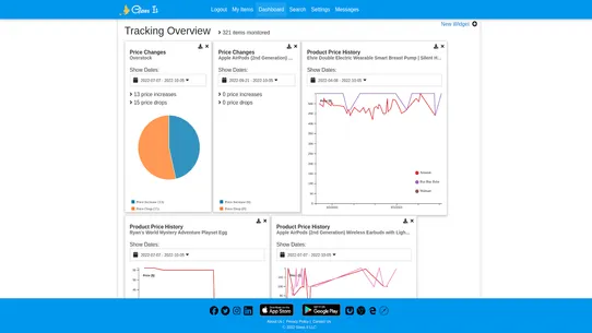 Glass It Price Tracker screenshot