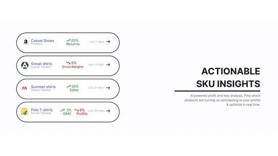 Moneyflo: E‑comm Profitability screenshot