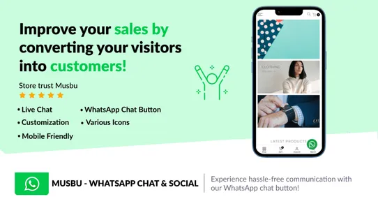 Musbu ‑ WhatsApp Chat Button screenshot