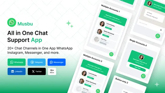 Musbu ‑ WhatsApp Chat Button screenshot