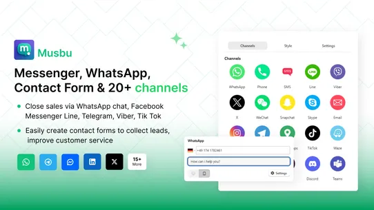 Musbu - Social Chat Button screenshot