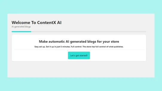 ContentX ‑  AI | SEO | Blogger screenshot