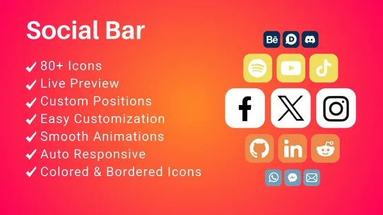 Dakaas Social Media Icons screenshot