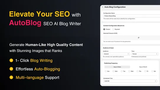 AutoBlog: SEO AI Blog Writer screenshot
