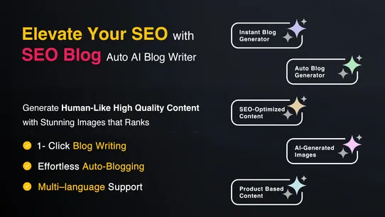 SEO Blog: Auto AI Blog Writer screenshot