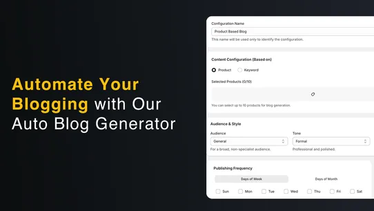 SEO Blog: Auto AI Blog Writer screenshot