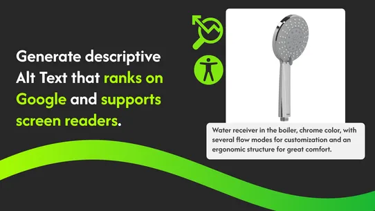 Rocket AI Alt Text Generator screenshot