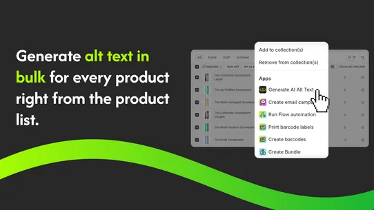 Rocket AI Alt Text Generator screenshot