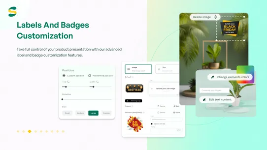 Sami Product Labels &amp; Badges screenshot