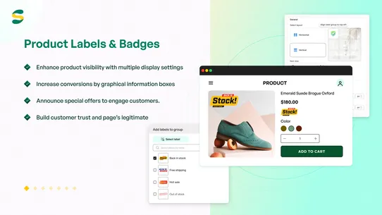 Sami Product Labels &amp; Badges screenshot
