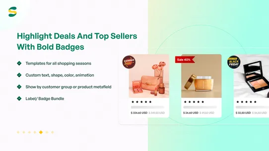 Sami Product Labels &amp; Badges screenshot