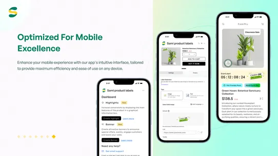 Sami Product Labels &amp; Badges screenshot