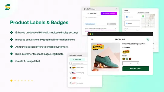 Sami Product Labels &amp; Badges screenshot