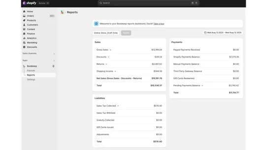 Bookkeep QuickBooks +Sales Tax screenshot