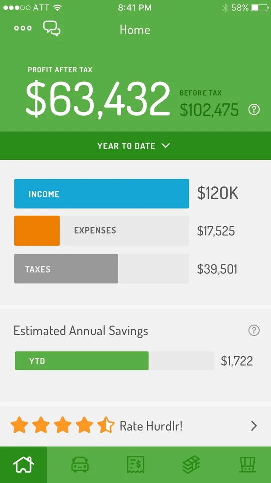 Hurdlr ‑ Expense Tracker screenshot