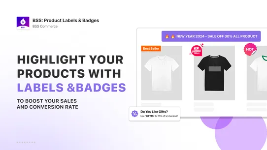 BSS: Product Labels &amp; Badges screenshot