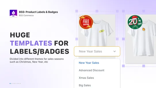 BSS: Product Labels &amp; Badges screenshot