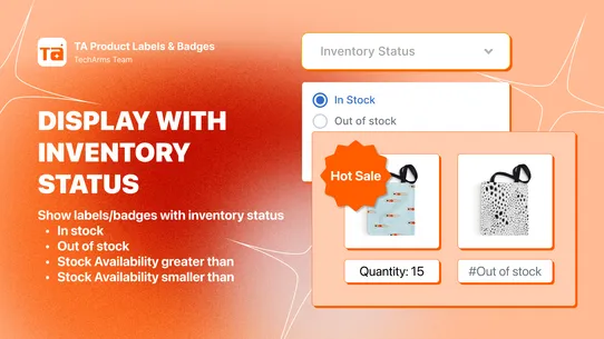 TA Product Labels &amp; Badges screenshot