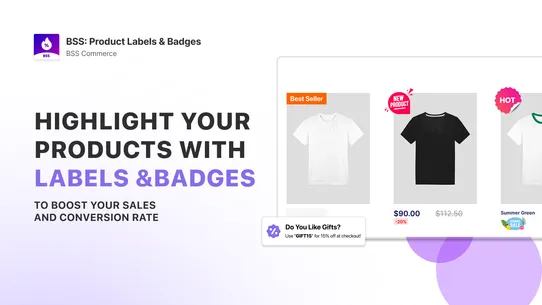 BSS: Product Labels &amp; Badges screenshot