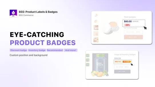 BSS: Product Labels &amp; Badges screenshot