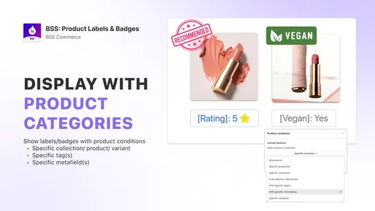 BSS: Product Labels &amp; Badges screenshot