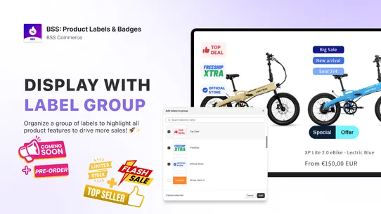 BSS: Product Labels &amp; Badges screenshot