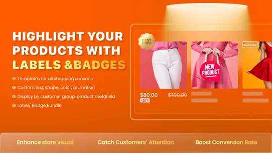 TA Product Labels &amp; Badges screenshot