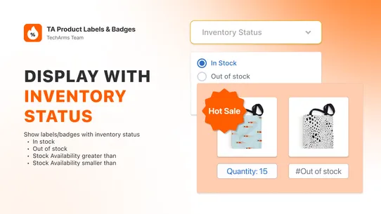TA Product Labels &amp; Badges screenshot