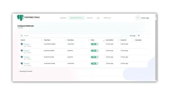 Postgres Tools screenshot