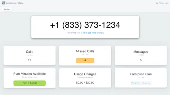 Phone Numbers &amp; Calls ‑ SBoard screenshot