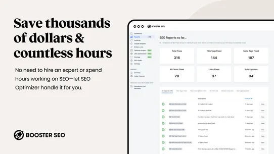 BOOSTER SEO &amp; IMAGE OPTIMIZER screenshot