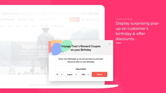 Webkul Birthday Discount screenshot