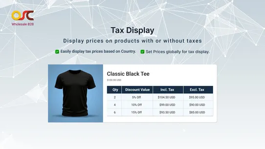 OSCP Wholesale B2B screenshot