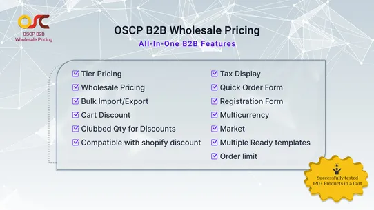 OSCP B2B Wholesale Pricing screenshot