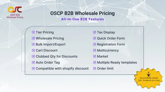 OSCP B2B Wholesale Pricing screenshot