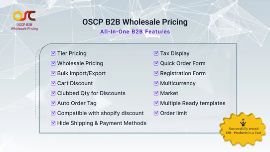 OSCP B2B Wholesale Pricing screenshot