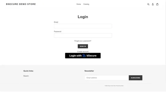 bSecure Login &amp; Registration screenshot