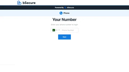 bSecure Login &amp; Registration screenshot