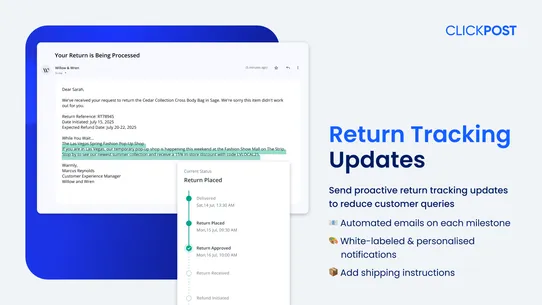 ClickPost Returns Plus screenshot