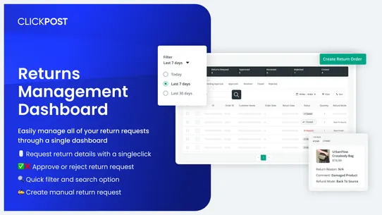 ClickPost Returns Plus screenshot