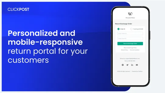 ClickPost Returns Plus screenshot