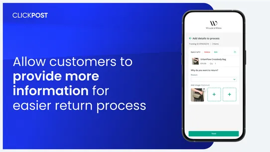 ClickPost Returns Plus screenshot