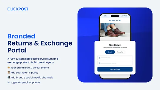 ClickPost Returns &amp; Exchanges screenshot