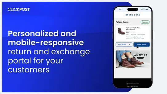 ClickPost Returns &amp; Exchanges screenshot