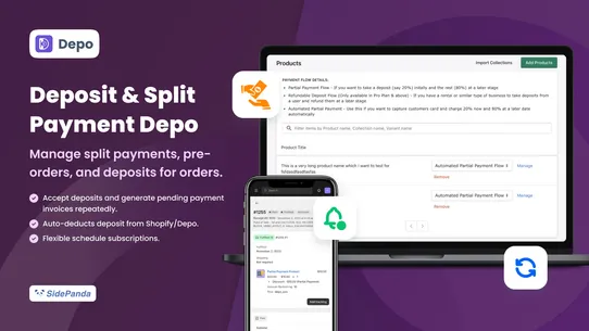 Deposit &amp; Partial Payment Depo screenshot