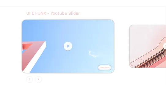 UI Chunx - Youtube Slider screenshot