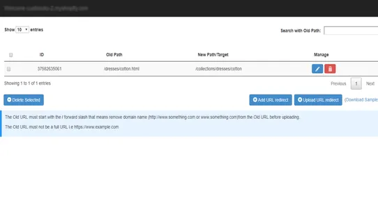 Link Redirect Manager screenshot